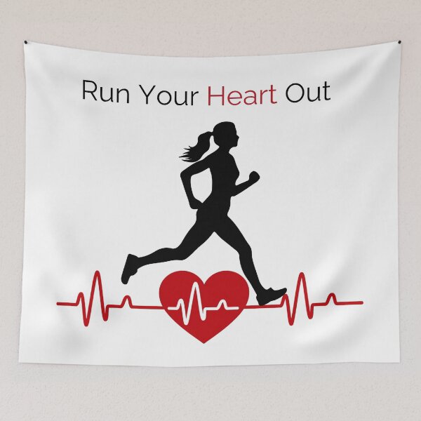 Item preview, Heartbeat of Female Runner's Pulse Design designed and sold by Creastore.