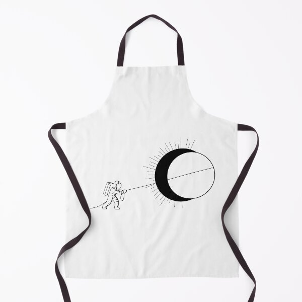 Item preview, Black Cosmic Tug-of-War: The Astronaut's Sun Eclipse designed and sold by Ojtek86.