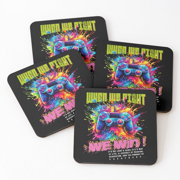 Item preview, Vibrant Gaming  - "When We Fight, We Win" designed and sold by inkframe.