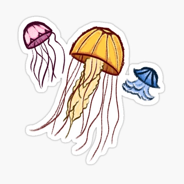 Trio of Jellies 2.0 Sticker