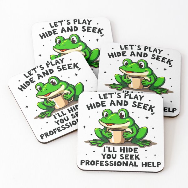 Item preview, Froggy's Hide and Seek, Let's Play Hide and Seek, I'll Hide You Seek Professional Help designed and sold by Mosaic-97.