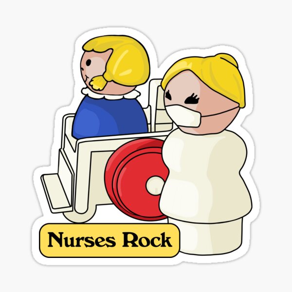 Item preview, Nurses Rock designed and sold by Unhinged Heather.