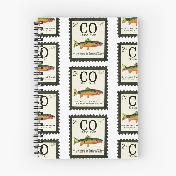 Item preview, Greenback Cutthroat Trout: Colorado State Fish Stamp designed and sold by Marguerite Artistry.