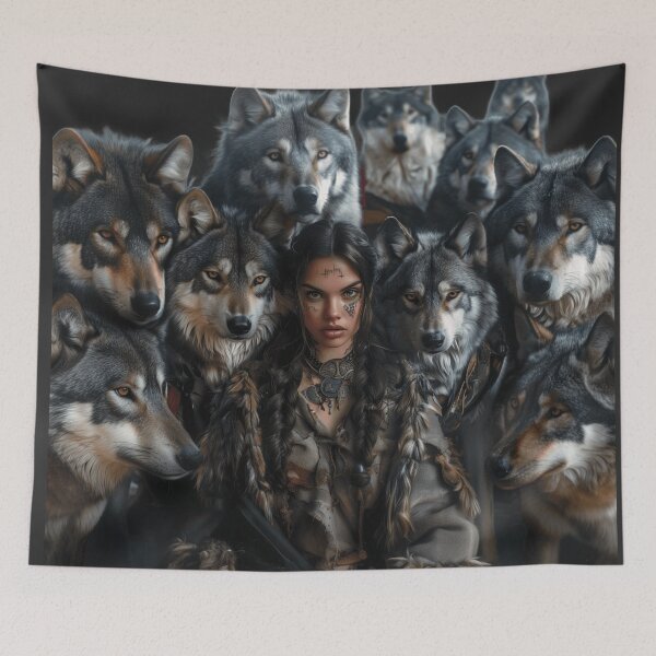 Item preview, ALPHA GIRL LEADER OF THE WOLF PACK designed and sold by NikoDeeko.