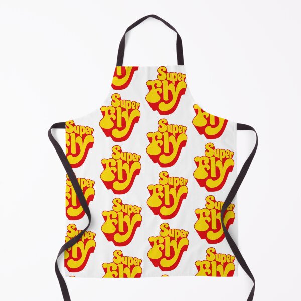 Item preview, Super Fly logo in yellow and red designed and sold by PIXEL POP DESIGNS - Beyond the Norm!.