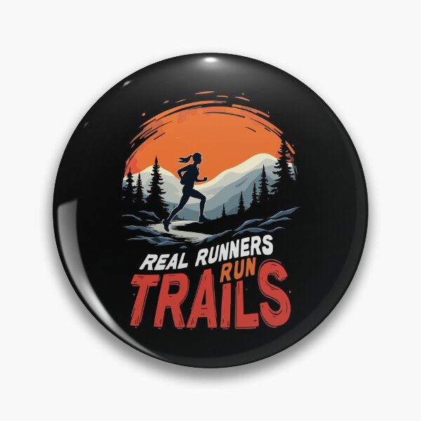 Item preview, Real Runners Run Trails - Trail Running designed and sold by HandicraftArt.