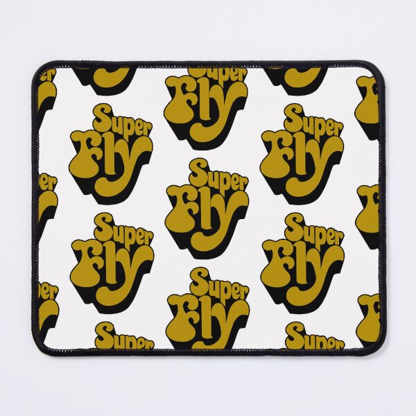 Item preview, Super Fly logo in black and gold designed and sold by PIXEL POP DESIGNS - Beyond the Norm!.