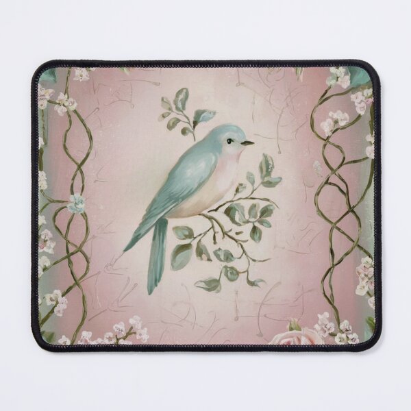 Item preview, Cabbage Rose and Bird Vintage Beauty designed and sold by SloganExpress.