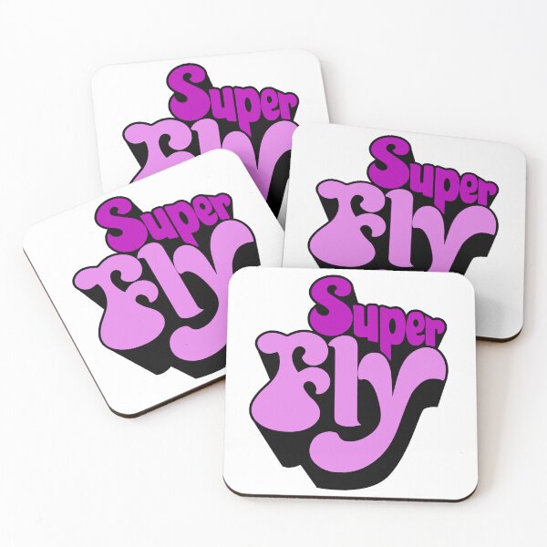 Item preview, Super Fly logo in pink and purple designed and sold by PIXEL POP DESIGNS - Beyond the Norm!.