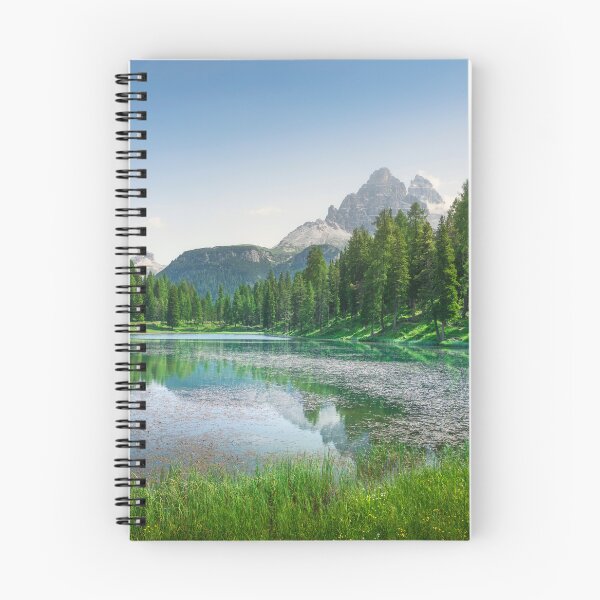 Item preview, Lake Antorno and Three Peaks in the background. Italy designed and sold by Stefano Orazzini.