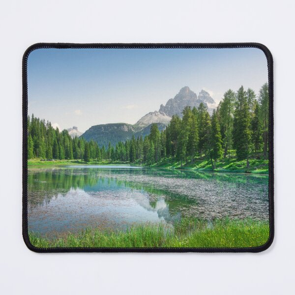 Item preview, Lake Antorno and Three Peaks in the background. Italy designed and sold by Stefano Orazzini.