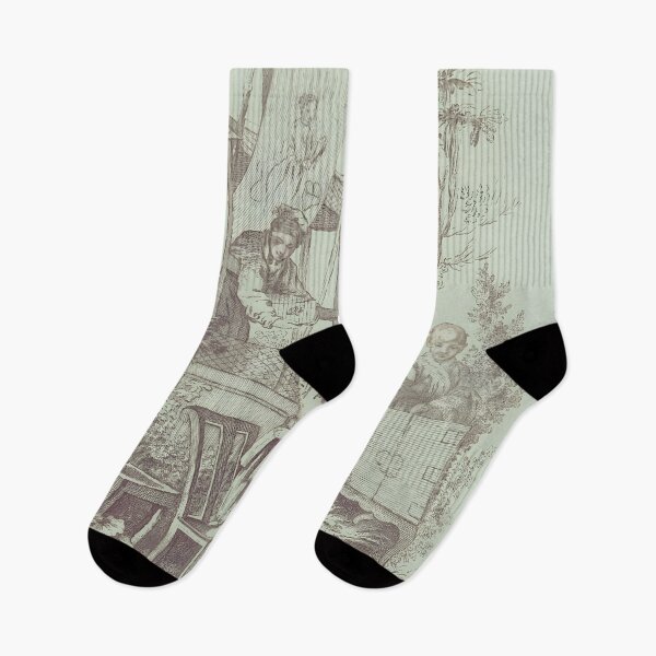 Item preview, Sage Vintage Street Vendor Scene Chinoiserie designed and sold by TheChinoiserie.
