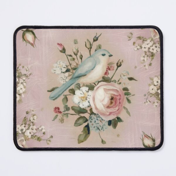 Item preview, Cabbage Rose and Bird Vintage Beauty designed and sold by SloganExpress.