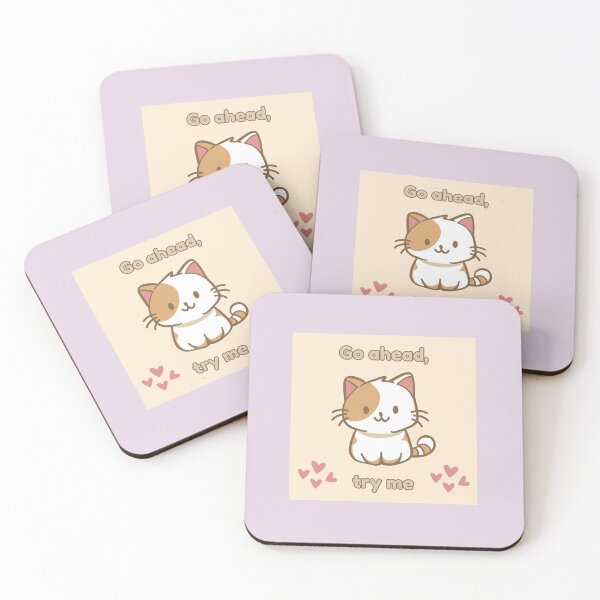 Item preview, go ahead, try me cat designed and sold by taylaphotos.