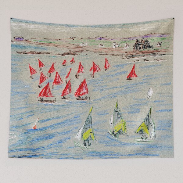 Item preview, Sail Racing at Trearddur Bay August 2024 designed and sold by LymphomaLass.
