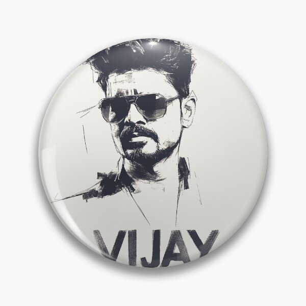 Item preview, Minimalist Portrait of Vijay in Sunglasses designed and sold by Retro Travel Design.