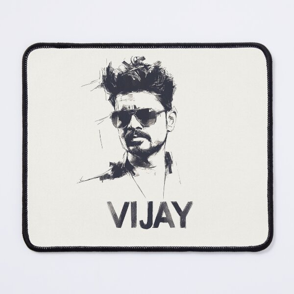 Item preview, Minimalist Portrait of Vijay in Sunglasses designed and sold by Retro Travel Design.