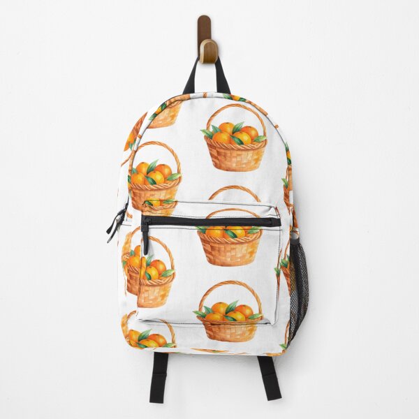 Item preview, Watercolor Basket with Fresh Orange Fruit designed and sold by silviaol.
