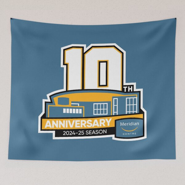 Item preview, Meridian Centre - 10th Anniversary Logo designed and sold by liffegraphics.