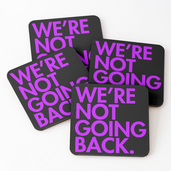 Item preview, WE'RE NOT GOING BACK - Kamala Harris - violet designed and sold by Thelittlelord.