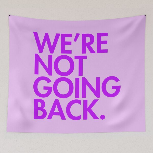 Item preview, WE'RE NOT GOING BACK - Kamala Harris - violet 2.0 designed and sold by Thelittlelord.