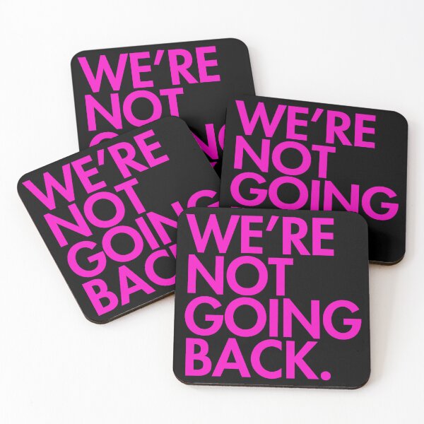 Item preview, WE'RE NOT GOING BACK - Kamala Harris - hot pink designed and sold by Thelittlelord.
