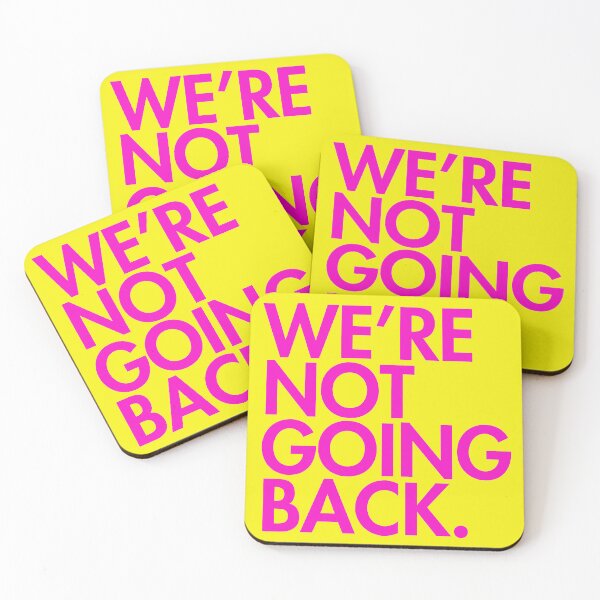 Item preview, WE'RE NOT GOING BACK - Kamala Harris - hot pink 2.0 designed and sold by Thelittlelord.
