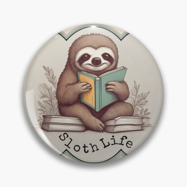 Item preview, Sloth Life - Green Reader designed and sold by SpotOnJ.