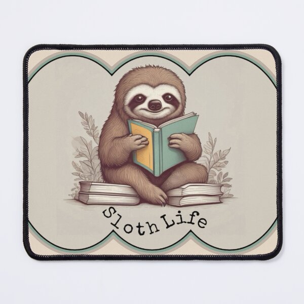 Item preview, Sloth Life - Green Reader designed and sold by SpotOnJ.
