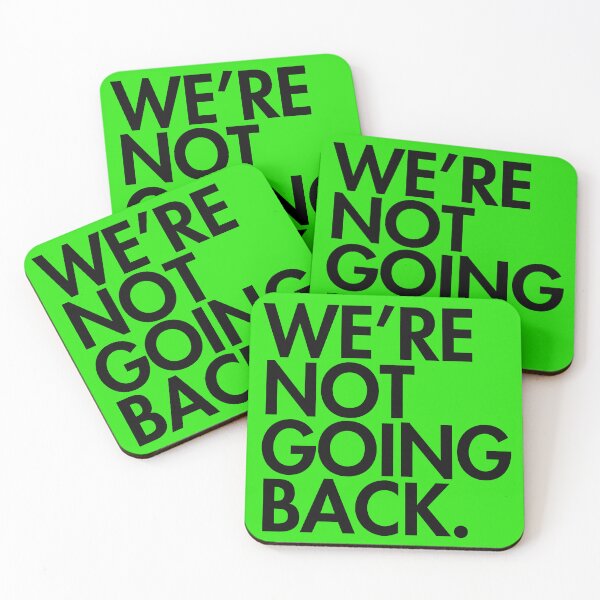 Item preview, WE'RE NOT GOING BACK - Kamala Harris - black font designed and sold by Thelittlelord.