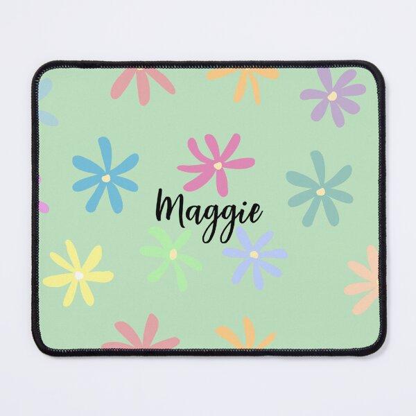 Item preview, Maggie Name with Flower Design Green designed and sold by ClearAndHappy.