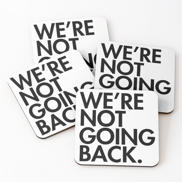 Item preview, WE'RE NOT GOING BACK - Kamala Harris - black font 2.0 designed and sold by Thelittlelord.