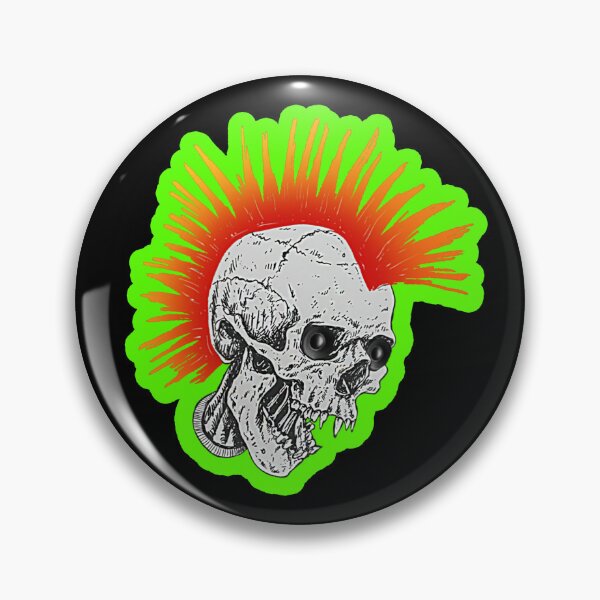 Item preview, Punk Goes Horror Skull designed and sold by TrubornPress.