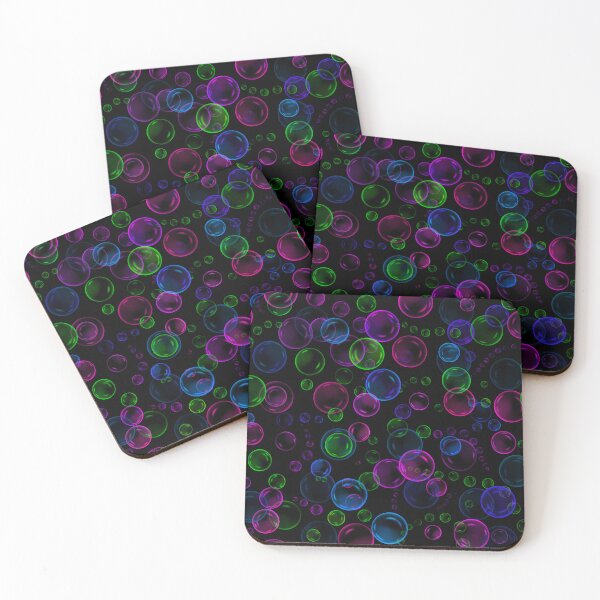 Item preview, Neon Bubble Pattern designed and sold by Miscelenious.
