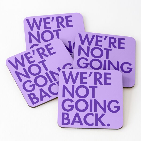 Item preview, WE'RE NOT GOING BACK - Kamala Harris - purple designed and sold by Thelittlelord.