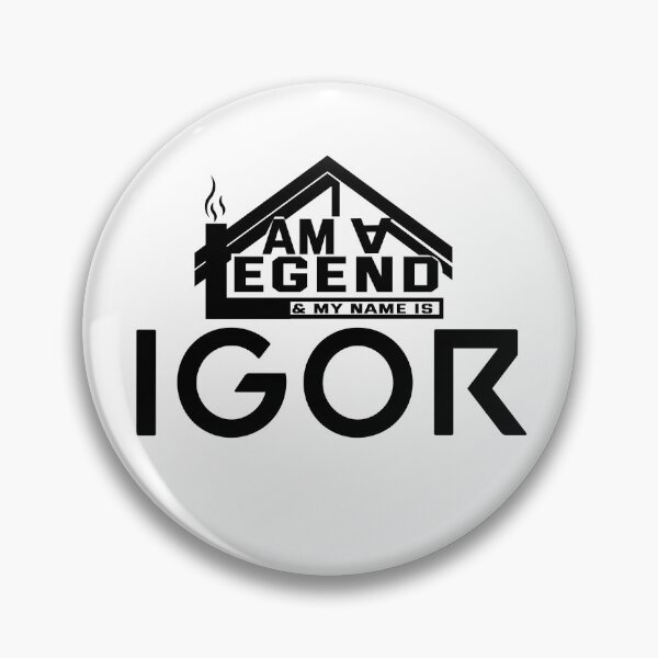 Item preview, I am a Legend & My Name Is Igor ( I am Legendary ) designed and sold by koreatvtea.