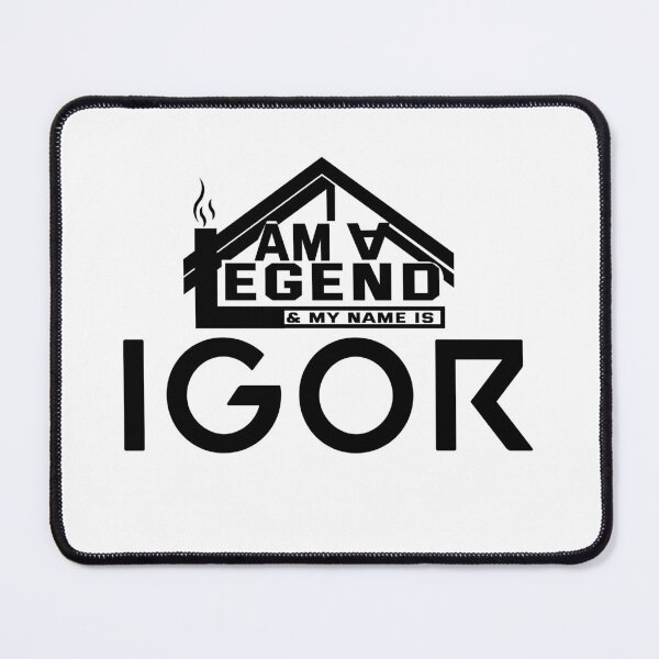Item preview, I am a Legend & My Name Is Igor ( I am Legendary ) designed and sold by koreatvtea.