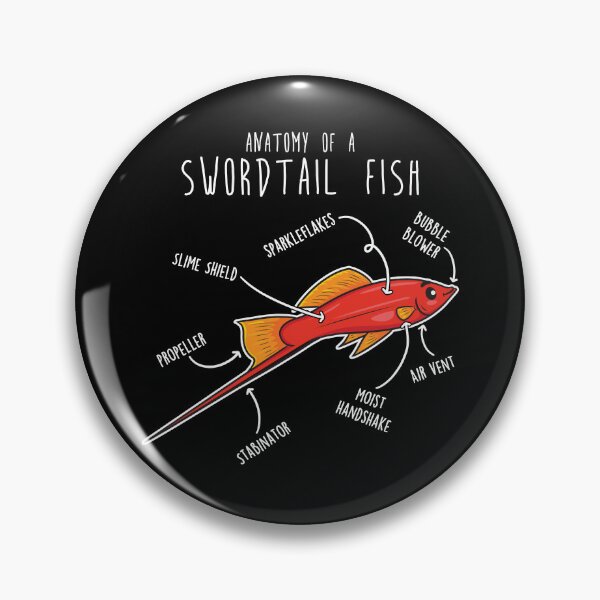 Item preview, Swordtail Fish Anatomy designed and sold by Clara Hollins.
