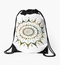 "Eco vs. Ego" Mandala Drawstring Bag