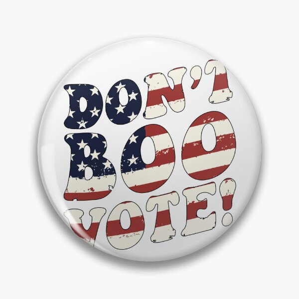 Item preview, Don't Boo Vote USA Flag Election 2024 designed and sold by HauntandStick99.