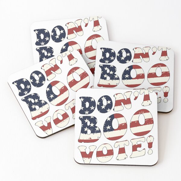 Item preview, Don't Boo Vote USA Flag Election 2024 designed and sold by HauntandStick99.