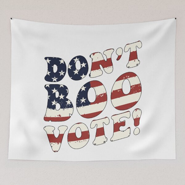 Item preview, Don't Boo Vote USA Flag Election 2024 designed and sold by HauntandStick99.