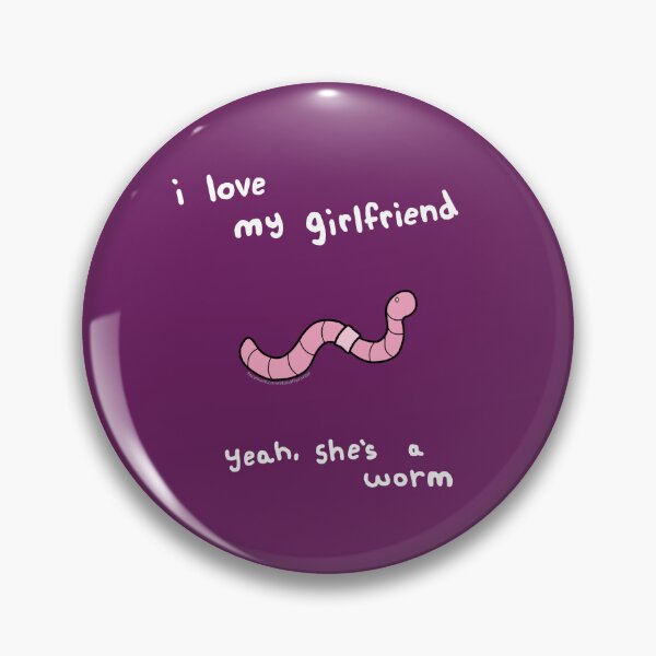 Item preview, worm girlfriend (for dark colors) designed and sold by blandflavored.