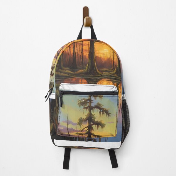 Item preview, Swamp sunset print designed and sold by NicMacTees.