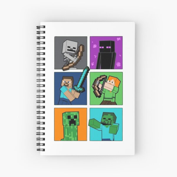 Artikel-Vorschau von Minecraft Steve Alex Enderman Skeleton Creeper und Zombie, designt und verkauft von GuialStore.