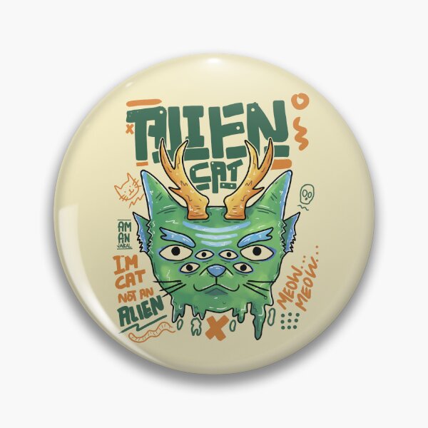 Item preview, Alien cat designed and sold by amanjabal.