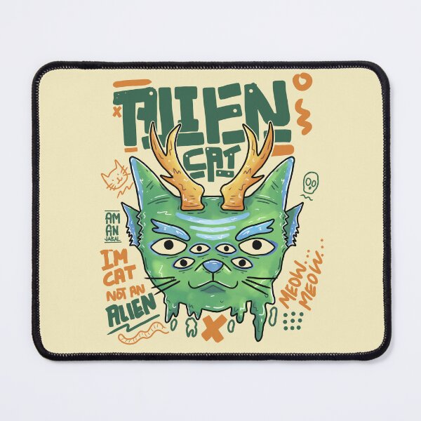 Item preview, Alien cat designed and sold by amanjabal.