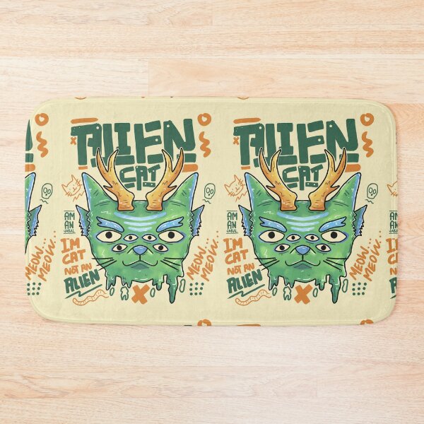 Item preview, Alien cat designed and sold by amanjabal.