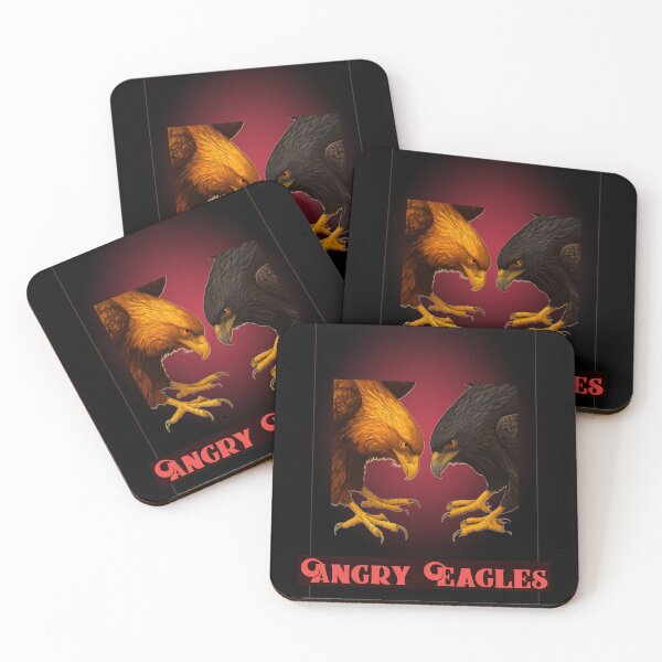 Item preview, Two starring angry eagles  designed and sold by GinnyGi.