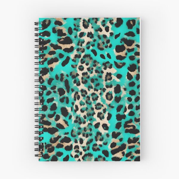Item preview, Estampado de leopardo azul turquesa y verde azulado designed and sold by SeaStarAlex.